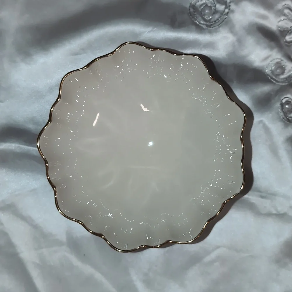 LENOX China Candy Nut Dish Gold Trim 5.75” Footed - Picture 3 of 4